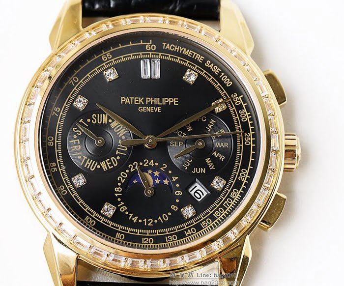 百達翡麗PATEK PHILPPE LS精品 2018新款 進口9100多功能機芯 超強防水 男士高端腕表  wssb3961